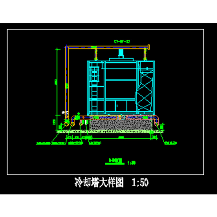 冷却塔大样图